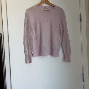 J. Crew Soft Pink Crew Neck Sweater